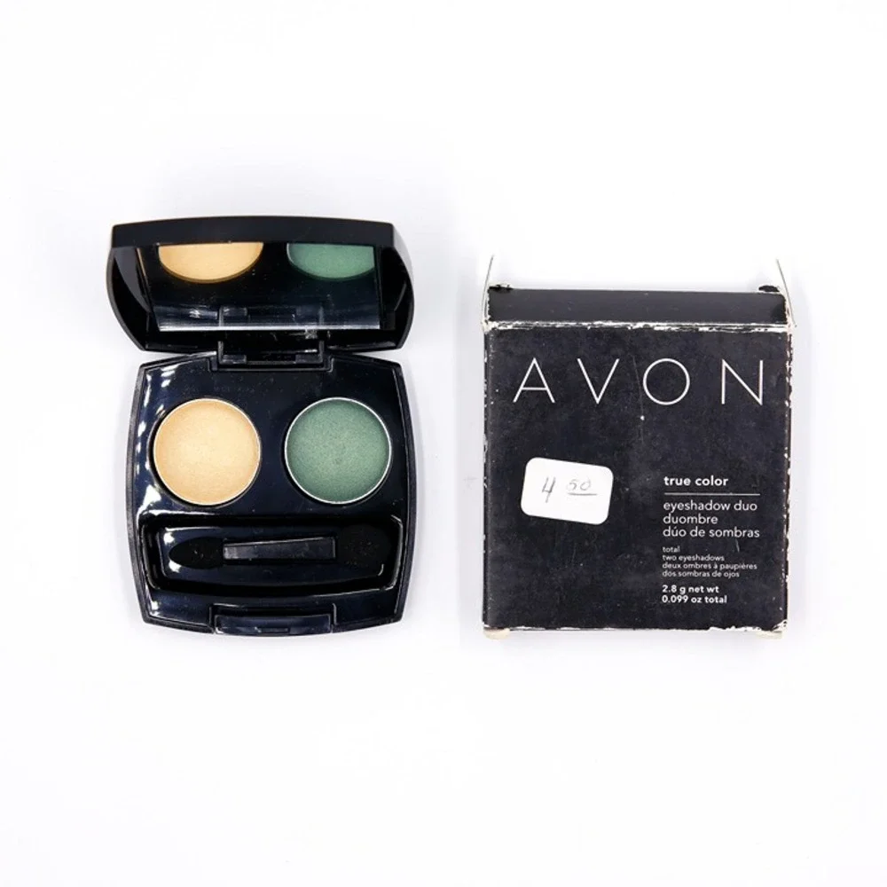 Avon True Color‎ Eyeshadow Duo Gleaming Emerald